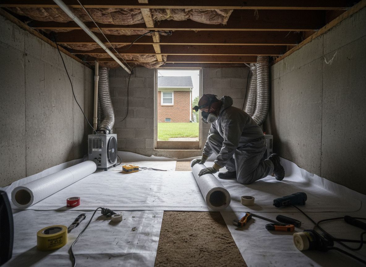 Crawl Space Mitigation in York